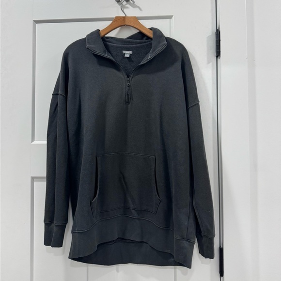 aerie Tops - Aerie Grey 1/4 Zip Size M